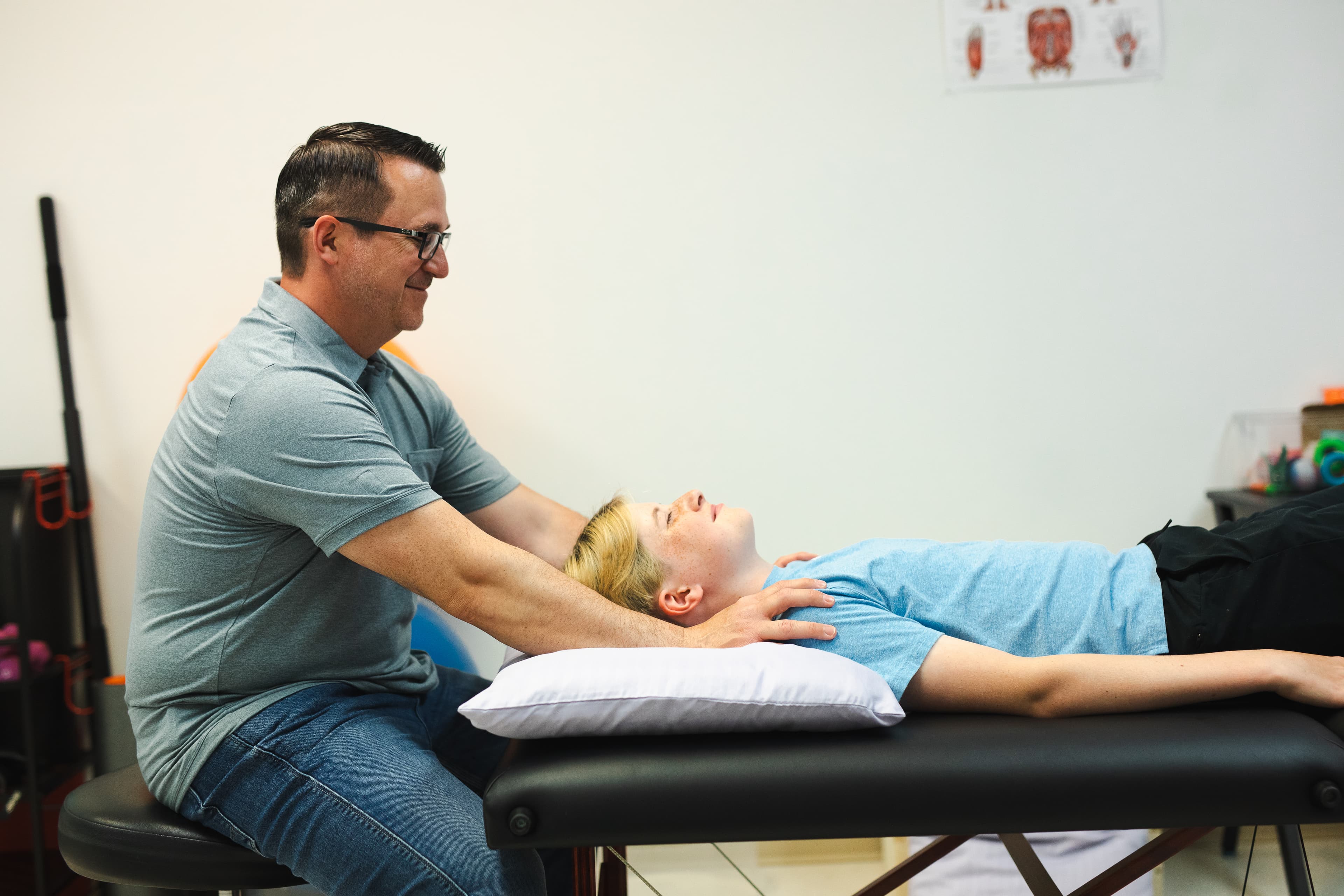 Interior of the Progressive Physiotherapy clinic treatment room